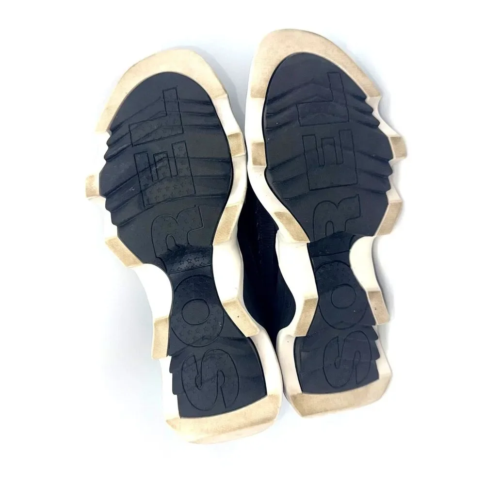 SOREL Kinetic Impact II Mule Sneaker - Black/White 8